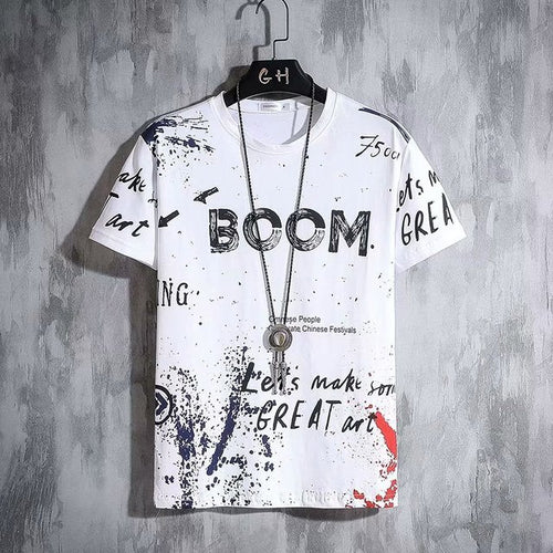 Men's Summer Short Sleeve Oversized T-Shirt 2023